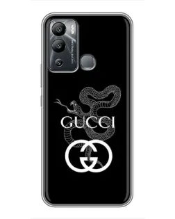 Чехол для Infinix Hot 12i с картинкой «Gucci — серебряная змея»