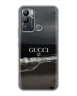 Чехол для Infinix Hot 12i с картинкой «Gucci — морской прибой»