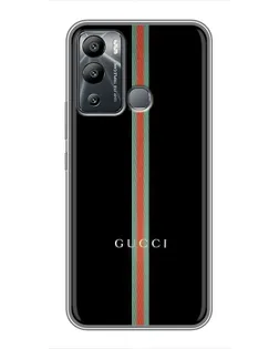Чохол для Infinix Hot 12i з картинкою «Gucci — строга лінія»