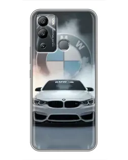 Чохол для Infinix Hot 12i з картинкою «BMW в білому диму» Чохол для Infinix Hot 12i з картинкою «BMW в білому диму»