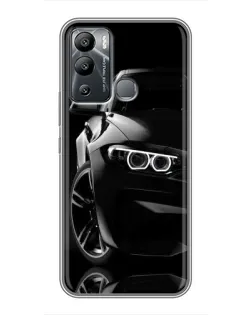 Чохол для Infinix Hot 12i з картинкою «Чорна BMW — профіль» Чохол для Infinix Hot 12i з картинкою «Чорна BMW — профіль»
