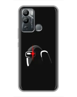 Чехол для Infinix Hot 12i с картинкой «Among Us шлем»