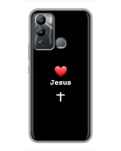 Чехол для Infinix Hot 12i с картинкой «Сердце - Jesus» Чехол для Infinix Hot 12i с картинкой «Сердце - Jesus»