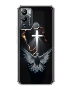 Чехол для Infinix Hot 12i с картинкой «Голубь и Свет»