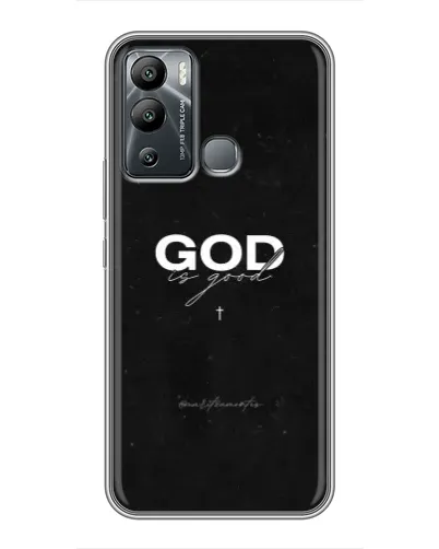 Чехол для Infinix Hot 12i с картинкой «GOD — Бог над всем» Чехол для Infinix Hot 12i с картинкой «GOD — Бог над всем»
