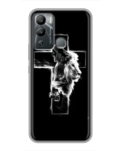 Чохол для Infinix Hot 12i з картинкою «Сяючий хрест Jesus» Чохол для Infinix Hot 12i з картинкою «Сяючий хрест Jesus»