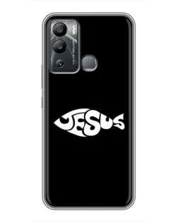 Чохол для Infinix Hot 12i з картинкою «Риба  Jesus»