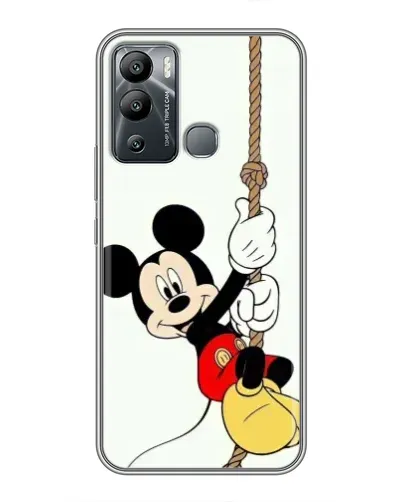 Чехол для Infinix Hot 12i с картинкой «Mickey на канате»