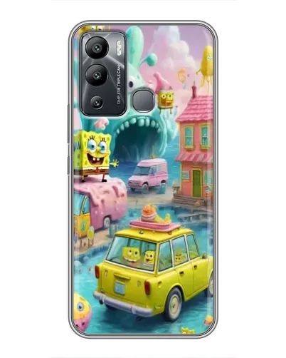 Чехол для Infinix Hot 12i с картинкой «Монстр-трак приключения»