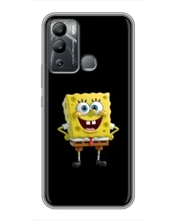 Чехол для Infinix Hot 12i с картинкой «Классический Губка Боб»