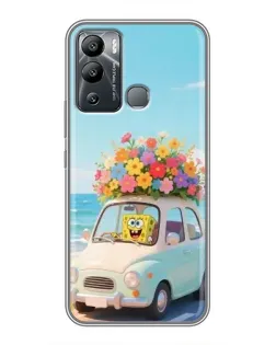Чехол для Infinix Hot 12i с картинкой «Автомобильное путешествие»
