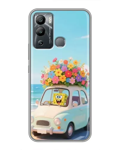 Чехол для Infinix Hot 12i с картинкой «Автомобильное путешествие»