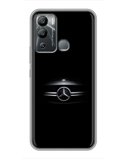 Чохол для Infinix Hot 12i з картинкою «Mercedes — абстрактні лінії»