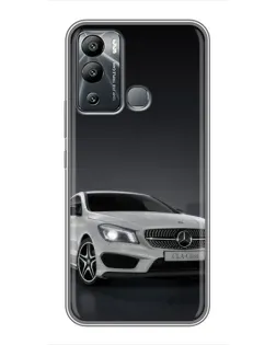 Чохол для Infinix Hot 12i з картинкою «Mercedes AMG GT Silver»