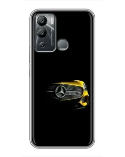 Чехол для Infinix Hot 12i с картинкой «Mercedes — ретро стиль»