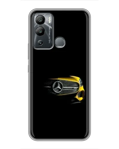 Чехол для Infinix Hot 12i с картинкой «Mercedes — ретро стиль»