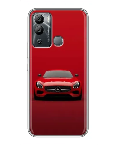 Чехол для Infinix Hot 12i с картинкой «Красный Mercedes AMG»