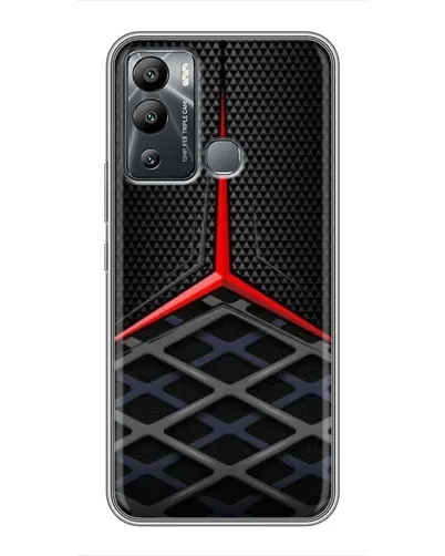 Чехол для Infinix Hot 12i с картинкой «Mercedes Carbon Grid»