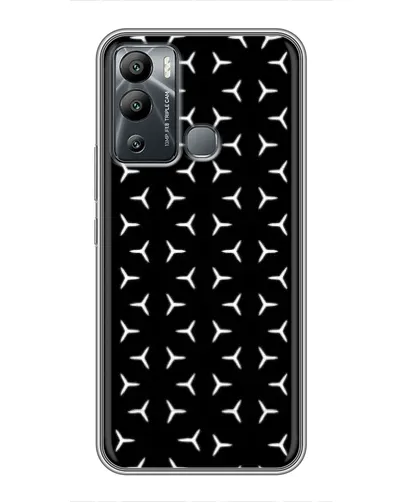 Чехол для Infinix Hot 12i с картинкой «Mercedes паттерн звезд» Чехол для Infinix Hot 12i с картинкой «Mercedes паттерн звезд»