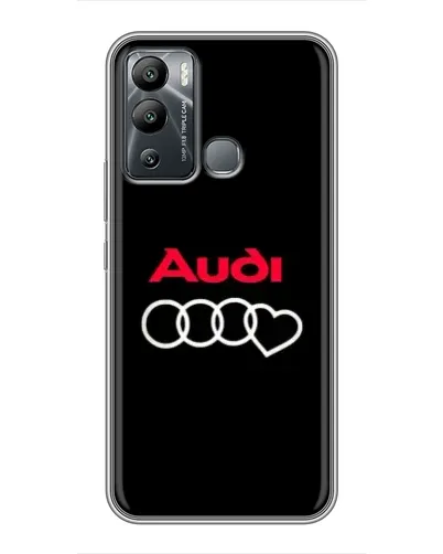 Чехол для Infinix Hot 12i с картинкой «Логотип Audi Heart»