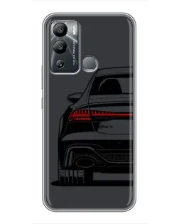 Чехол для Infinix Hot 12i с картинкой «Задняя часть Audi — арт»