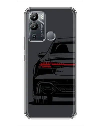 Чехол для Infinix Hot 12i с картинкой «Задняя часть Audi — арт»