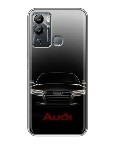 Чехол для Infinix Hot 12i с картинкой «Audi — градиентный контур»
