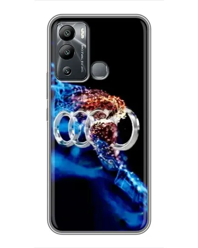 Чехол для Infinix Hot 12i с картинкой «Энергия лого Audi»