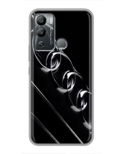 Чехол для Infinix Hot 12i с картинкой «Audi — абстрактные кольца»