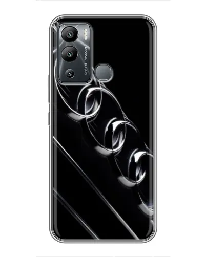 Чехол для Infinix Hot 12i с картинкой «Audi — абстрактные кольца»