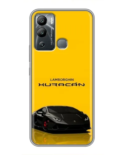 Чехол для Infinix Hot 12i с картинкой «Lamborghini Huracan черный»