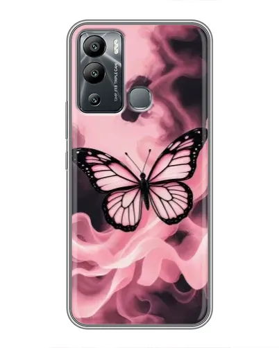Чехол для Infinix Hot 12i с картинкой «Бабочка в дыму» Чехол для Infinix Hot 12i с картинкой «Бабочка в дыму»
