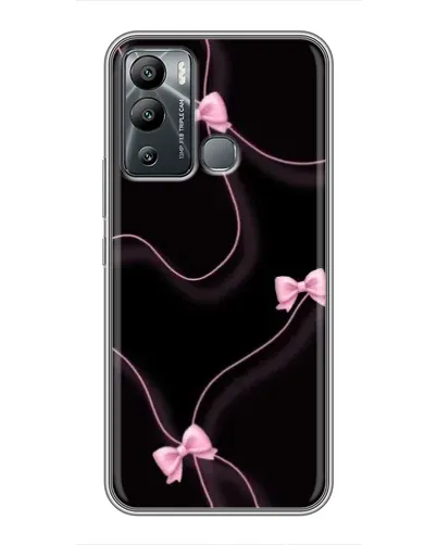 Чехол для Infinix Hot 12i с картинкой «Розовые ленты» Чехол для Infinix Hot 12i с картинкой «Розовые ленты»