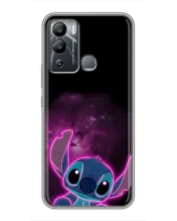 Чохол для Infinix Hot 12i з картинкою «Неоновий Stitch»