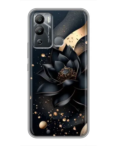 Чехол для Infinix Hot 12i с картинкой «Черный лотос» Чехол для Infinix Hot 12i с картинкой «Черный лотос»