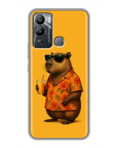 Чехол для Infinix Hot 12i с картинкой «Капибара на отдыхе» Чехол для Infinix Hot 12i с картинкой «Капибара на отдыхе»