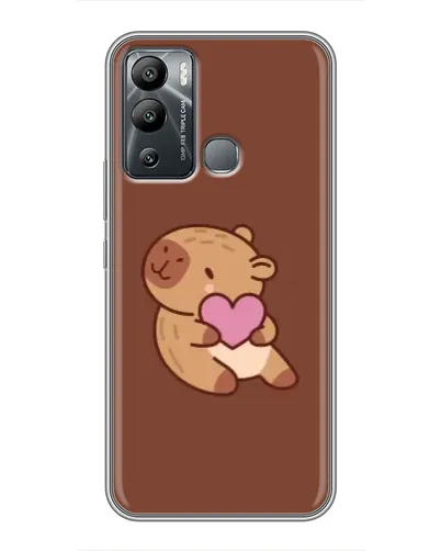 Чехол для Infinix Hot 12i с картинкой «Капибара с сердцем» Чехол для Infinix Hot 12i с картинкой «Капибара с сердцем»