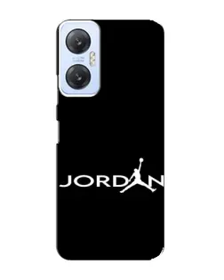 Чехол для Infinix Hot 20 (5G) с картинкой «Jordan White Logo»