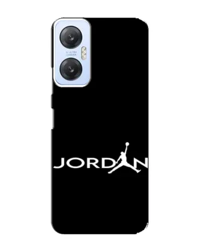 Чехол для Infinix Hot 20 (5G) с картинкой «Jordan White Logo»