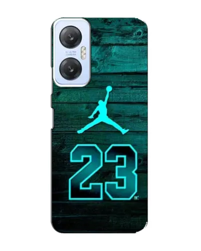 Чехол для Infinix Hot 20 (5G) с картинкой «Jordan Cyan 23»