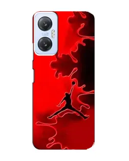 Чехол для Infinix Hot 20 (5G) с картинкой «Jordan Red Smoke»