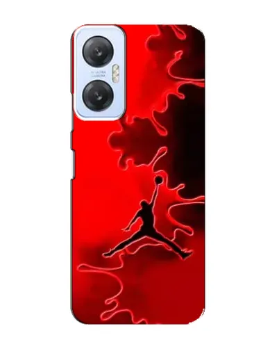 Чехол для Infinix Hot 20 (5G) с картинкой «Jordan Red Smoke»