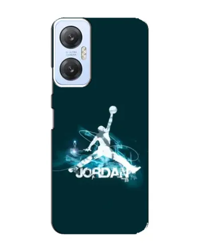 Чехол для Infinix Hot 20 (5G) с картинкой «Jordan Blue Fire»