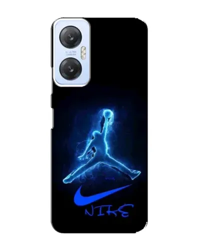 Чехол для Infinix Hot 20 (5G) с картинкой «Jordan Neon Blue»