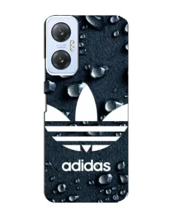 Чехол для Infinix Hot 20 (5G) с картинкой «Adidas Trefoil Blue»