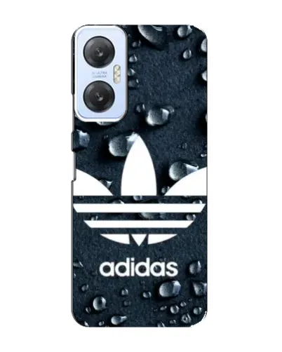 Чехол для Infinix Hot 20 (5G) с картинкой «Adidas Trefoil Blue»
