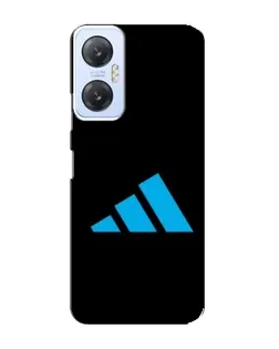 Чехол для Infinix Hot 20 (5G) с картинкой «Adidas Cyan Logo»