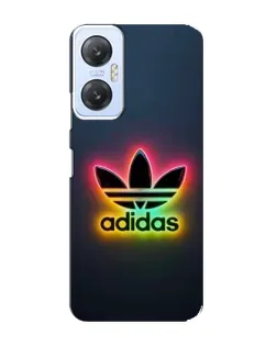 Чехол для Infinix Hot 20 (5G) с картинкой «Неоновый Adidas»