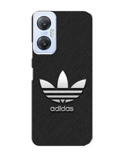 Чехол для Infinix Hot 20 (5G) с картинкой «Adidas Карбоновая текстура»