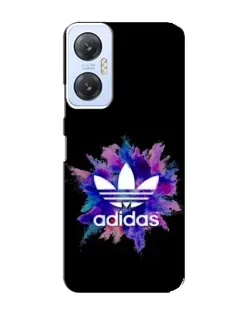 Чехол для Infinix Hot 20 (5G) с картинкой «Взрыв красок Adidas»